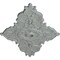 Ekena Millwork Melchor Diamond Medallion (Canopies up to 4"), 67 1/4"W x 43 3/8"H x 4"ID x 2"P, Primed White CM70X43ML - alternate 3